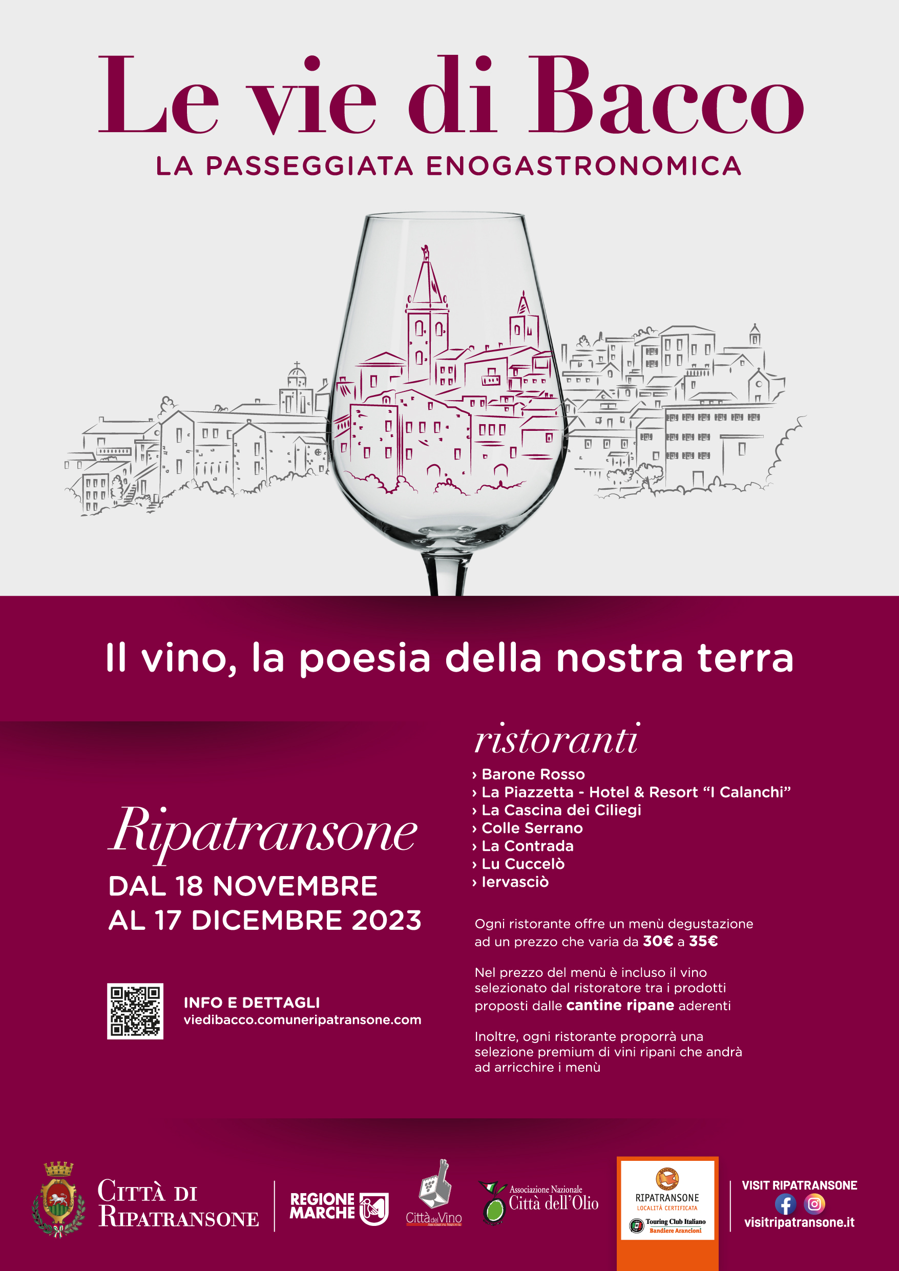 Le Vie Di Bacco 2023dal 18 Novembre Al 17 Dicembre Visit Ripatransone